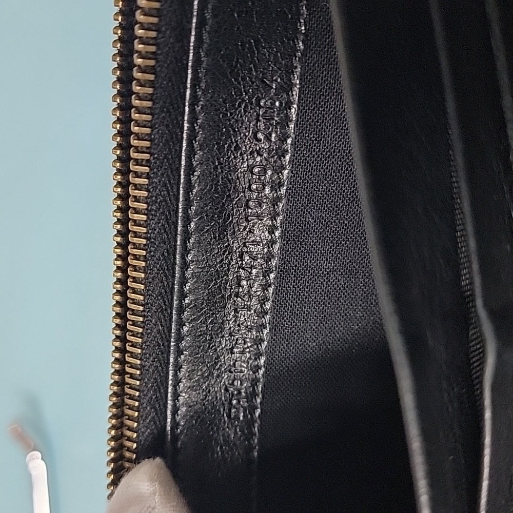 BALENCIAGA Agneau Classic Hardware Magnetic Closure Wallet Black - Picture 14 of 16
